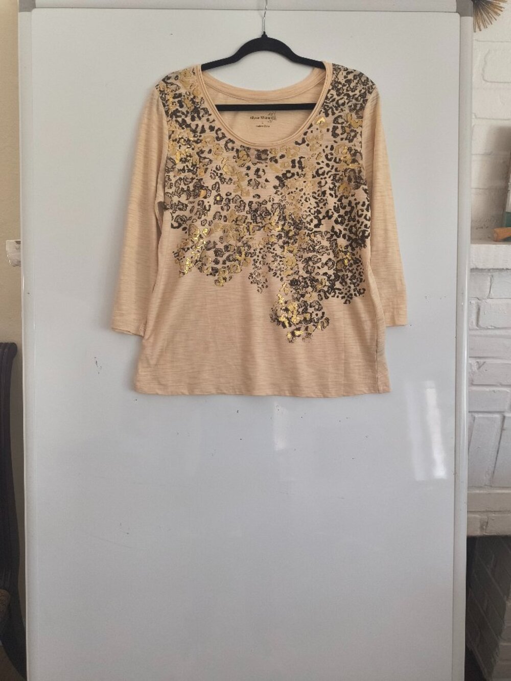 Allyson Whitmore Animal Print Top